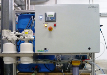 Generador de Anolyte ELA-900ANW en una fbrica cervecera en Alemania